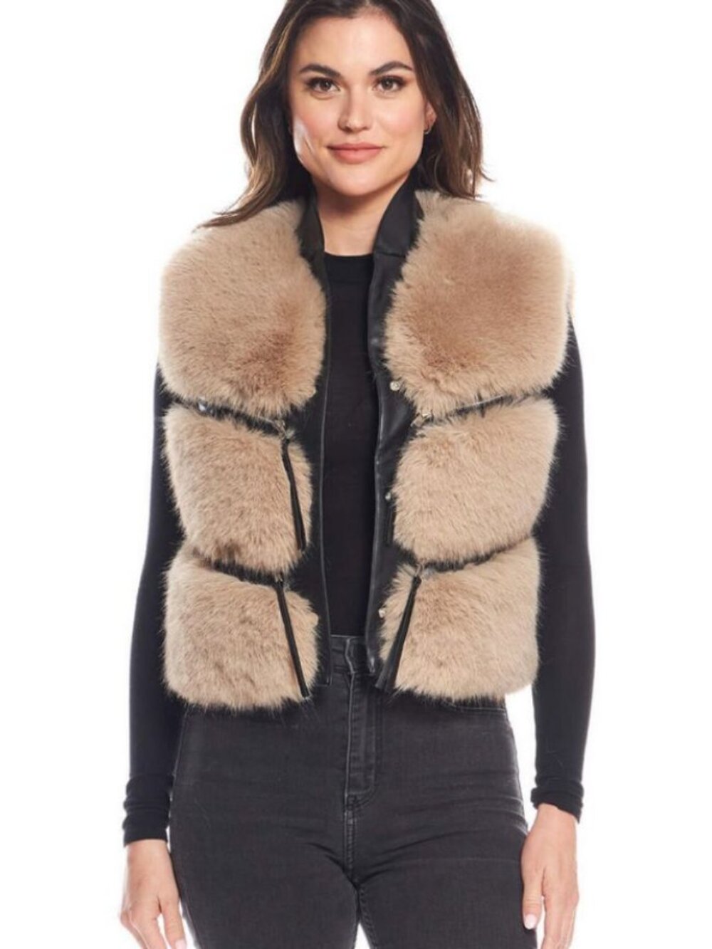 LA Moda Fox Vest Fabulous Furs